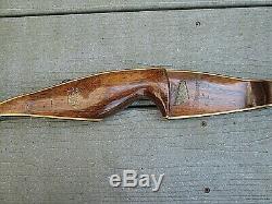 Vintage Bear Grizzly recurve bow 50#