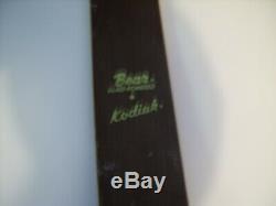 Vintage Bear Kodiak Glass Powered Recurve (lh) Left Hand