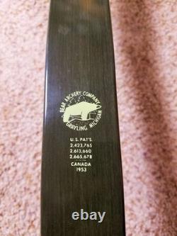 Vintage Bear Kodiak Hunter Right Hand Recurve Bow 58 45# Grayling, MI
