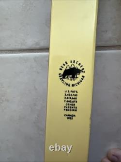 Vintage Bear RECURVE BOW Model BLACK BEAR Mint Condition