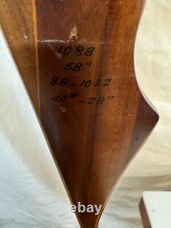 Vintage Ben Pearson Apex 7 (1088) Right Hand 58 # 40 28recurve Bow