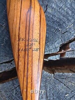 Vintage Ben Pearson Archery Deerslayer recurve XX50# Zebrawood