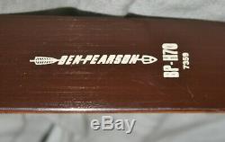Vintage Ben Pearson Bp-h70 Recurve Bow 45# 28 Draw 58 Nice Condition Rh