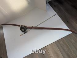 Vintage Ben Pearson Collegian Recurve Bow 713-60 40# 60 W Bear Bowfishing Reel