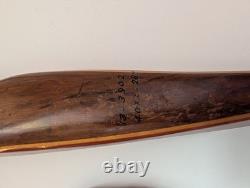 Vintage Ben Pearson Collegian Recurve Bow 713-60 40# 60 W Bear Bowfishing Reel