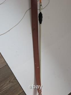 Vintage Ben Pearson Collegian Recurve Bow 713-60 40# 60 W Bear Bowfishing Reel