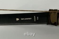 Vintage Ben Pearson Cougar 7050 Recurve Bow 28 to 62 #45 & Two Arrows