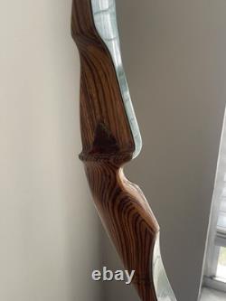 Vintage Ben Pearson Hunter 709 Green Recurve Bow 58 x50#-28 LH Draw