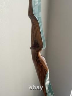 Vintage Ben Pearson Hunter 709 Green Recurve Bow 58 x50#-28 LH Draw
