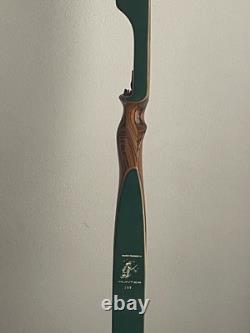 Vintage Ben Pearson Hunter 709 Green Recurve Bow 58 x50#-28 LH Draw