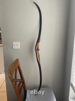 Vintage Ben Pearson Hunter 709 Green Recurve Bow 58 x50#-28 LH Draw