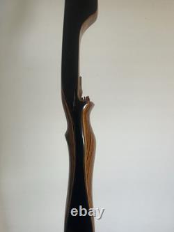Vintage Ben Pearson Hunter 709 Green Recurve Bow 58 x50#-28 LH Draw