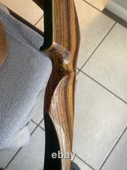 Vintage Ben Pearson Hunter 709 Green Recurve Bow 58 x50#-28 LH Draw