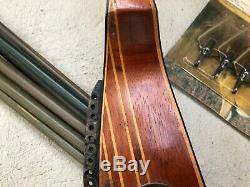 Vintage Ben Pearson Model Bp-h90 Recurve Bow Some Arrows Broadheads With Blade