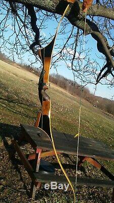 Vintage Black Hawk Galaxie Apollo Target Recurve Bow Archery Bow R-H 38#