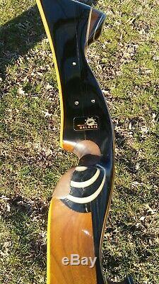 Vintage Black Hawk Galaxie Apollo Target Recurve Bow Archery Bow R-H 38#