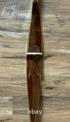 Vintage Black Hawk Galaxie Nike Recurve Bow 45# @ 28 Draw 60 Right Handed