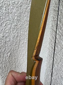 Vintage Black Hawk Mosquito Recurve Bow 30# @ 25 Red Yellow Stripe