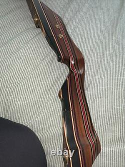 Vintage Black Widow Ironwood recurve longbow 62 Right hand