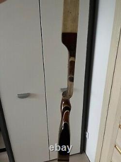 Vintage Black Widow Recurve Bow 64 Handcrafted 101 Wilson Bros #11845