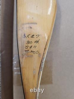 Vintage Browning Mohawk Recurve Archery Bow 30# 54