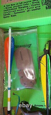 Vintage Browning Wasp Recurve Bow 45# 56 Hunting Bow In Original Box Arrows Acc