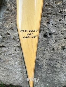 Vintage Colt Arms Recurve Bow P165-0657 Trail Blazer 58 40# 28 Draw