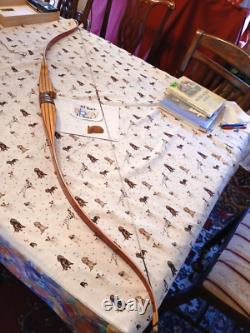 Vintage Cravotta Bros. Black Hawk Archery Chief recurve 44# 1950's