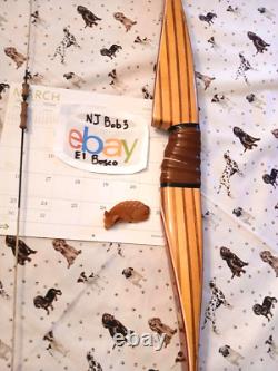 Vintage Cravotta Bros. Black Hawk Archery Chief recurve 44# 1950's