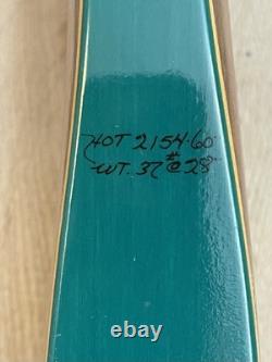 Vintage Damon Howatt Archery Coronado Recurve Bow 37#@28 Brown, Green