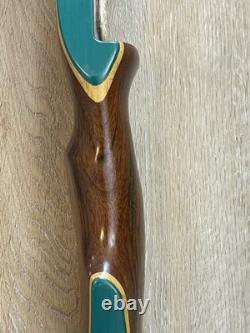 Vintage Damon Howatt Archery Coronado Recurve Bow 37#@28 Brown, Green