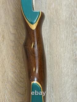 Vintage Damon Howatt Archery Coronado Recurve Bow 37#@28 Brown, Green