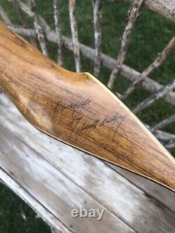 Vintage Damon Howatt Coronado Recurve Archery Bow 50# @ 28 AMO 60 Left Handed