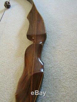 Vintage Damon Howatt Hunter Recurve Bow RH43# Good Shooting Bow