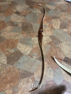 Vintage Damon Howatt Recurve Bow Long 54 Invhes