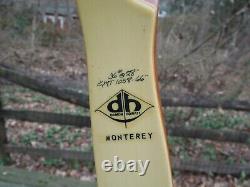 Vintage Damon Howatt Recurve Bow Monterey Right Hand 36# Beautiful Wood