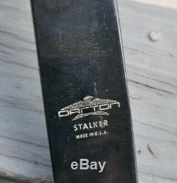 Vintage Darton Stalker Recurve Bow RH 58 50# NICE ESTATE