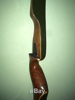 Vintage Fred Bear Archery Kodiak Hunter 53# 58 Rh Recurve Bow No Holes