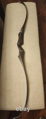 Vintage Fred Bear Archery Super Kodiak AUTOGRAPHD Recurve Bow RH 60 65# with Coin