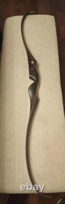 Vintage Fred Bear Archery Super Kodiak AUTOGRAPHD Recurve Bow RH 60 65# with Coin