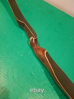 Vintage Fred Bear Grizzly Wood Recurve Bow AMO 56 48# RH Grayling MI 9R17386