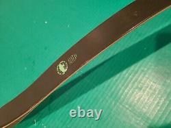 Vintage Fred Bear Grizzly Wood Recurve Bow AMO 56 48# RH Grayling MI 9R17386