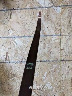 Vintage Fred Bear Grizzly Zebra Wood Beautiful 49# 58 recurve bow stunning