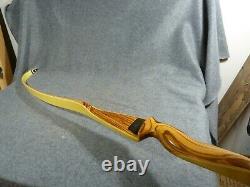 Vintage Fred Bear Polar Recurve Bow, LH, 66 40#, 8AA51, Approx. 1962, Very Good