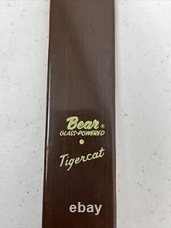 Vintage Fred Bear Tigercat 50# 62 Left Hand LH Recurve Bow