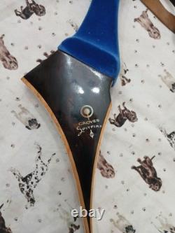 Vintage Groves Archery Spitfire TD recurve bow 34# with case