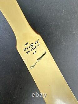 Vintage Groves Spitfire 300 Recurve Bow Dyna Stressed 69 34 @ 28 R-828-7