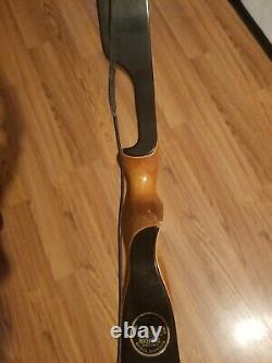 Vintage Herters 46 60# Perfection. Post Sitka Model Recurve Bow Rare Rh