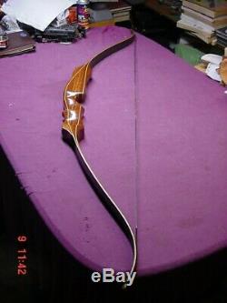 Vintage Hoyt Recurve Bow 52 lb Draw Left Handed 62 inches Hunting