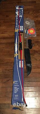 Vintage Indian Archery Fiberglass Bow 60 Complete Archery Set
